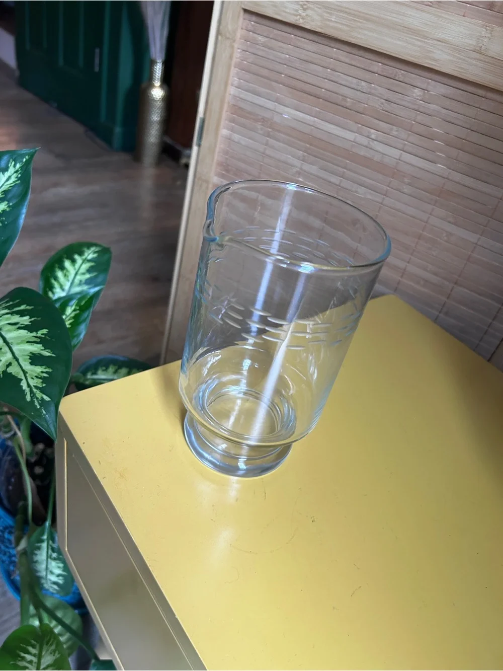 Princess House glass pitcher cocktail mixer